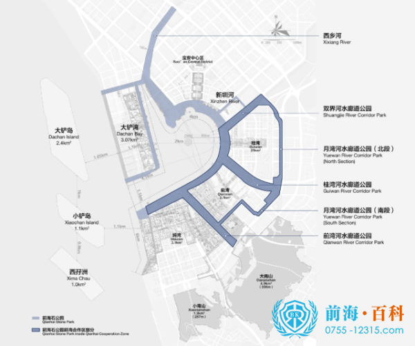 前海石公园位置规划图
